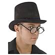 Steampunk Black Suede Coachman Hat